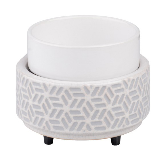 CANDLE WARMERS ELEKTRICKÁ AROMALAMPA A OHŘÍVAČ SVÍČEK 2V1 Classic/Stone Hexagon 